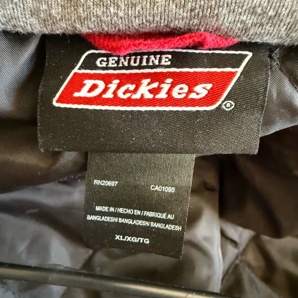 Eddie Bauer Black Hooded Field Jacket with Gray Hood - Picture 5 of 5